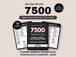 ✨ 7500+ DFY Canva Templates Mega Bundle | PLR & MRR | 2025–2026 Digital Product Kit